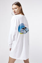 Load image into Gallery viewer, Logo Long Sleeve Tee - White